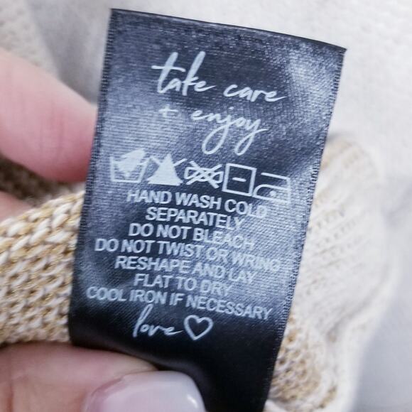 Nic+Zoe Sweater Constellation Embellished Knit Retail $168 - Size M - Picture 7 of 7